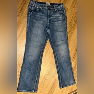 Earl Jean Classic Blue Denim Bootcut Jeans